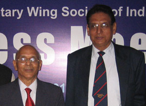 Air Vice Marshal K Sridharan and Air Cdr B S Siwach