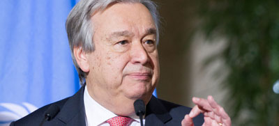 UN Secretary-General Antonio Guterres