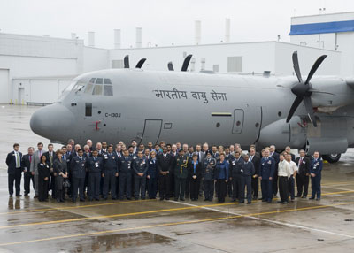 C-130J delivery ceremony