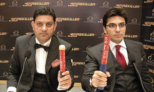 Pravin and Ehsaan Darvesh launching Fire Killer