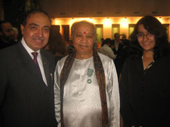 Pandit Hariprasad Chaurasia honoured