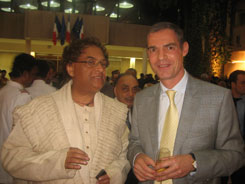 Pandit Hariprasad Chaurasia honoured