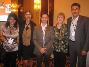 Director of Atout France India Catherine Oden with some of colleagues from France.