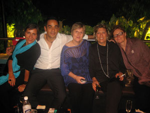 Director of Atout France India Catherine Oden with some of colleagues from France.