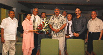 IATO team with Union Tourism Minister Kumari Selja