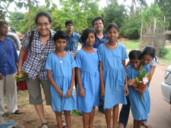 Journalists visiting the Self Help Group at village Sailo in Orissa