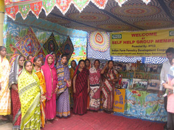 Women of Self Help Group at village Siula in Orissa