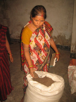 Women of Self Help Group at village Siula in Orissa