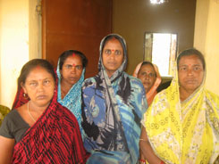 Women of Self Help Group at village Siula in Orissa