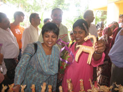 Women of Self Help Group at village Siula in Orissa