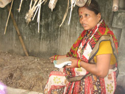 Women of Self Help Group at village Siula in Orissa