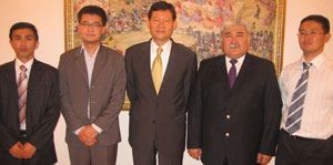 Kazakhstan IT delegation with Ambassador Dr Kairat Umarov in New Delhi