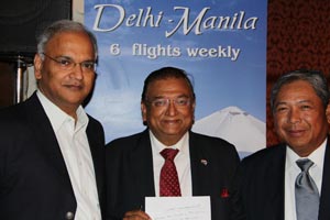 Arvind Jadhav, Chairman & Managing Director, Air India and Jaime Bautists, President & COO, Philippine Airlines.