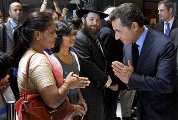Sarkozy in Mumbai