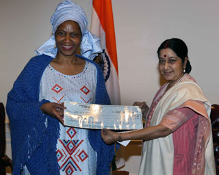 Sushma Swaraj at UN Women